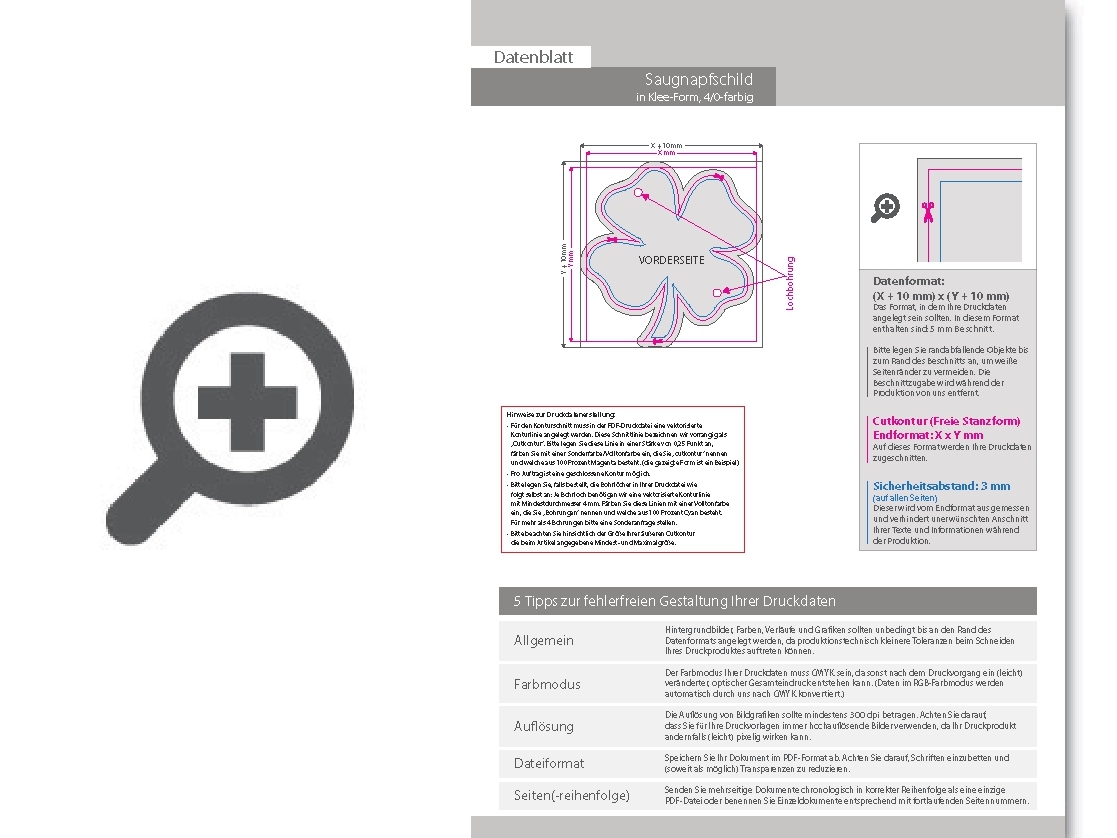 Product Bild saugnapfschild_in_kleeblatt-form_konturgefr__st___einseitig_4_0-farbig_bedruckt